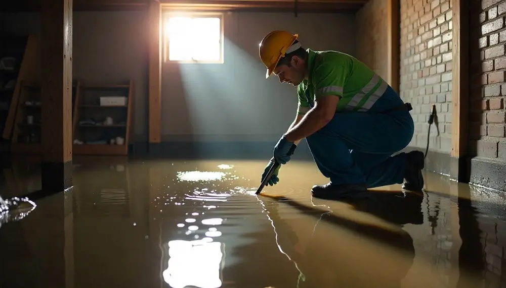 Professional water damage restoration services in Roans Prairie, TX